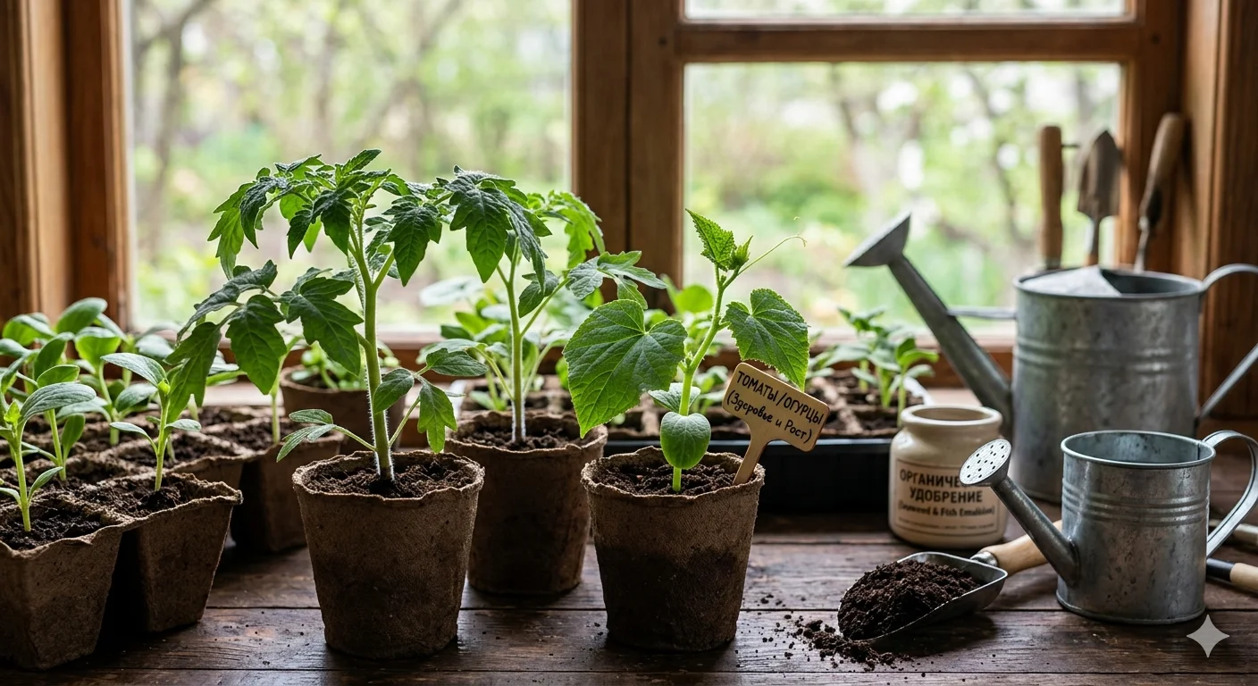 Почему рассада останавливается в росте и что с этим делать